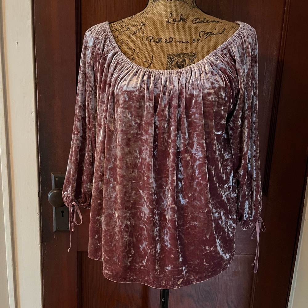 American Eagle velour top